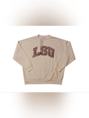Gameday Couture x LSU Tigers Arch Logo Crewneck Sweatshirt